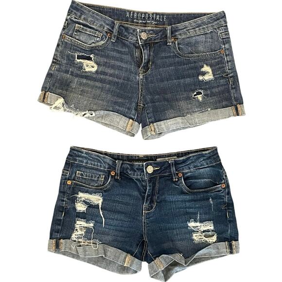 Aeropostale 2 Shorts Bundle Women’s Size 4 - Picture 1 of 4